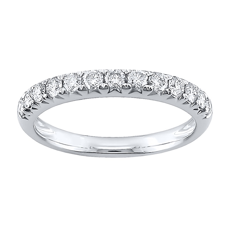 Main Image 1 of Previously Owned Diamond Anniversary Band 1/2 ct tw Round-cut Platinum