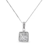 Thumbnail Image 0 of Previously Owned Diamond Necklace 1/2 ct tw Round-Cut Sterling Silver 18"