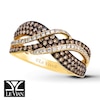 Thumbnail Image 0 of Previously Owned Le Vian Chocolate Diamond Ring 7/8 ct tw Round 14K Honey Gold