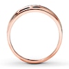 Thumbnail Image 1 of Previously Owned Men's Diamond Wedding Band 1/10 ct tw Round-cut 10K Rose Gold