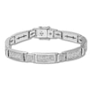 Thumbnail Image 0 of Previously Owned Men's Diamond Bracelet 2 ct tw Round-cut Sterling Silver 8.25"