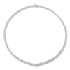 Thumbnail Image 2 of Previously Owned Certified Diamonds 7 ct tw Round-Cut 14K White Gold Necklace