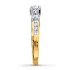 Thumbnail Image 3 of Previously Owned 3-Stone Diamond Ring 1 ct tw Round-cut 14K Yellow Gold