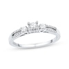 Thumbnail Image 0 of Previously Owned Three-Stone Ring 1/4 ct tw Diamonds 10K White Gold