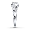 Thumbnail Image 3 of Previously Owned Diamond Ring 5/8 ct tw Princess & Round-cut 14K White Gold