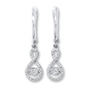 Thumbnail Image 1 of Previously Owned Diamond Earrings 1/5 ct tw 10K White Gold