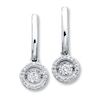 Thumbnail Image 1 of Previously Owned Earrings 1/3 ct tw Diamonds 10K White Gold