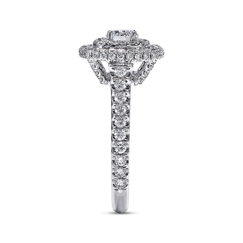 Main Image 2 of Previously Owned Neil Lane Engagement Ring 1-1/5 ct tw Round-cut Diamonds 14K White Gold