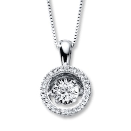 Previously Owned Unstoppable Love Diamond Necklace 3/4 ct tw 14K White Gold 18&quot;