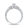 Thumbnail Image 2 of Previously Owned Neil Lane Diamond Engagement Ring 1-1/8 ct tw Princess & Round-cut 14K White Gold