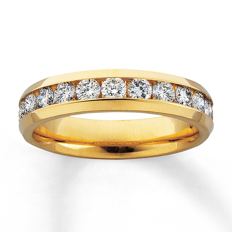 Main Image 1 of Previously Owned Diamond Anniversary Ring 1 ct tw Round-cut 14K Yellow Gold