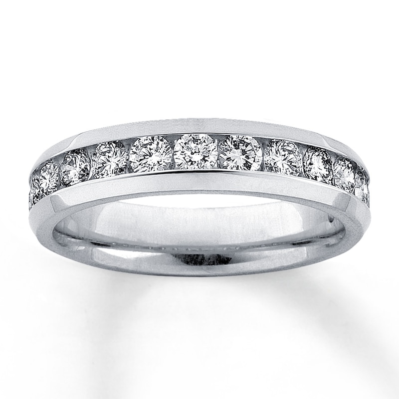 Main Image 1 of Previously Owned Diamond Anniversary Band 1 ct tw Round-cut 14K White Gold