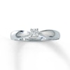 Thumbnail Image 1 of Previously Owned Diamond Accent Promise Ring 10K White Gold