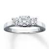 Thumbnail Image 0 of Previously Owned Ring 1 ct tw Round-cut Diamonds 14K White Gold