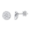 Thumbnail Image 0 of Previously Owned Diamond Fashion Stud Earrings 2 ct tw 14K White Gold