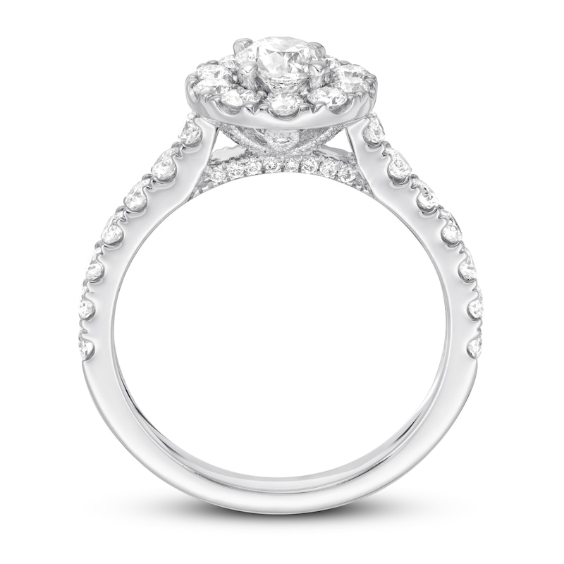 Main Image 2 of Previously Owned Neil Lane Diamond Engagement Ring 1-1/4 ct tw 14K White Gold