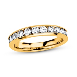 Previously Owned Diamond Anniversary Band 1 ct tw Round-cut 10K Yellow Gold