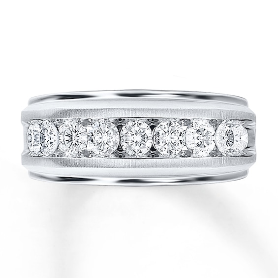 Kay Outlet Diamond Wedding Band 1 ct tw Round-cut 14K White Gold