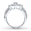 Thumbnail Image 1 of Previously Owned Diamond Ring Setting 1 ct tw Round-cut 14K White Gold