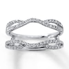 Thumbnail Image 0 of Previously Owned Diamond Enhancer Ring 1/3 ct tw Round-cut 14K White Gold - Size 9.25