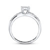 Thumbnail Image 2 of Previously Owned Diamond Engagement Ring 1/4 ct tw Round-cut 10K White Gold Size 3.75