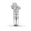 Thumbnail Image 3 of Previously Owned THE LEO Diamond Bridal Set 2 ct tw Round-cut 14K White Gold - Size 4.5