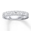 Thumbnail Image 1 of Previously Owned Hearts Desire Anniversary Band 3/4 ct tw Round-cut Diamonds 18K White Gold