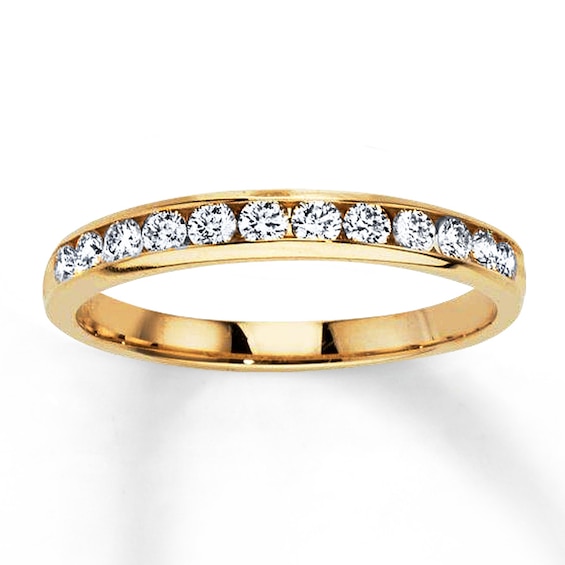 Previously Owned Diamond Anniversary Ring 3/8 ct tw Round-cut 10K Gold