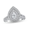 Thumbnail Image 0 of Previously Owned Neil Lane Diamond Engagement Ring 1-3/4 ct tw Pear & Round-cut 14K White Gold - Size 4.5