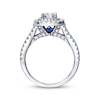 Thumbnail Image 2 of Previously Owned Diamond Ring 1-1/2 ct tw Princess & Round-cut 14K White Gold