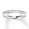 Thumbnail Image 0 of Previously Owned Diamond Band 1/4 ct tw Round-cut 10K White Gold - Size 10