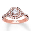 Thumbnail Image 1 of Previously Owned Neil Lane Engagement Ring 7/8 ct tw Round-cut 14K Rose Gold