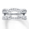 Thumbnail Image 0 of Previously Owned Diamond Enhancer Ring 3/4 ct tw Round-cut 14K White Gold - Size 10