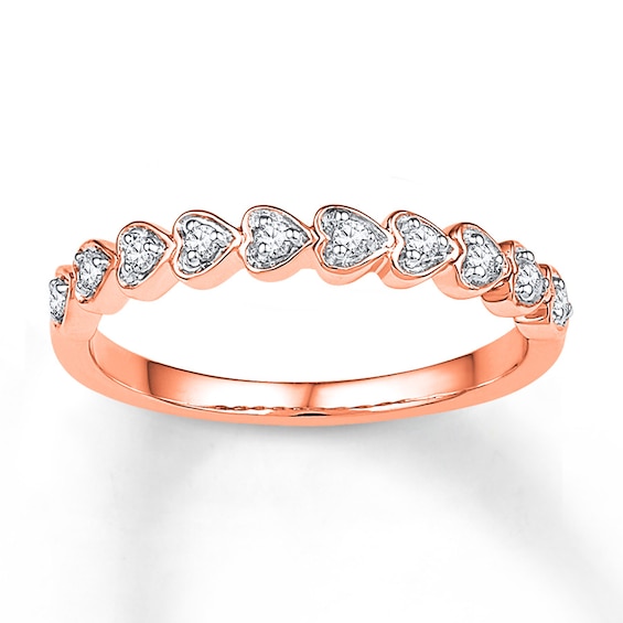 Previously Owned Diamond Ring 1/8 ct tw 10K Rose Gold