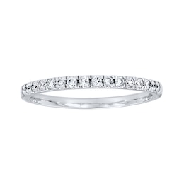 Previously Owned Diamond Wedding Band 1/5 ct tw 14K White Gold