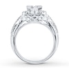 Thumbnail Image 2 of Previously Owned Diamond Engagement Ring 1-3/8 ct tw Princess-cut 14K White Gold