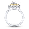 Thumbnail Image 1 of Previously Owned THE LEO Diamond Ring 1-1/8 ct tw Princess & Round-cut 14K Two-Tone Gold