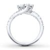 Thumbnail Image 4 of Previously Owned Ever Us Diamond Ring 1 ct tw Round-cut 14K White Gold