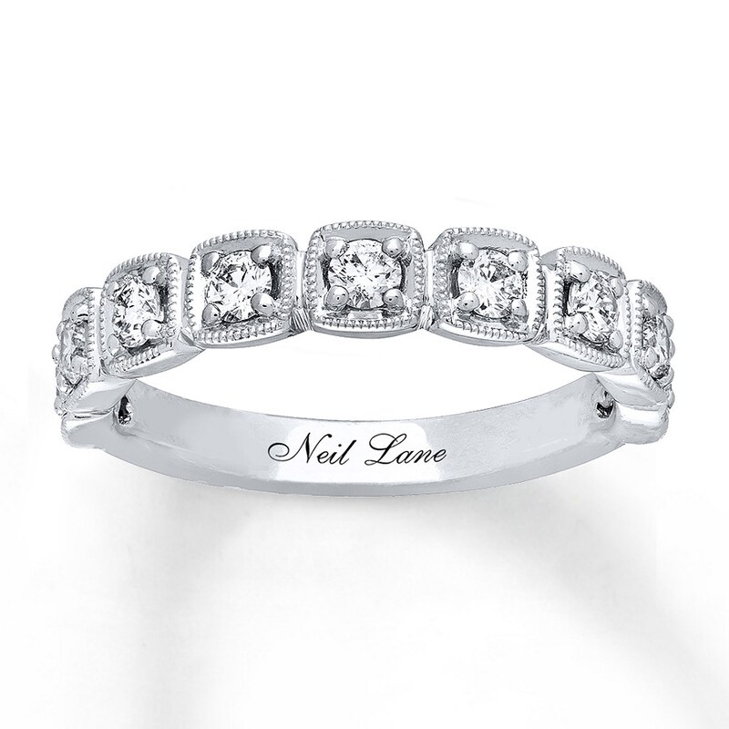 Previously Owned Neil Lane Diamond Anniversary Band 1/2 ct tw Round-cut 14K White Gold