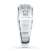 Thumbnail Image 3 of Previously Owned Diamond Men's Wedding Band 1/2 ct tw Round-cut 14K White Gold