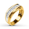 Thumbnail Image 2 of Previously Owned Men's Diamond Wedding Band 1 ct tw Round-cut 14K Yellow Gold