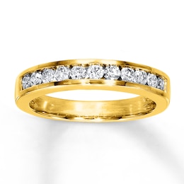 Previously Owned Diamond Wedding Band 1/2 ct tw Round-cut 14K Yellow Gold