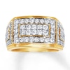 Thumbnail Image 1 of Previously Owned Men's Diamond Ring 2 ct tw Round-cut 10K Yellow Gold