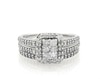 Thumbnail Image 1 of Previously Owned Diamond Bridal Set 1 ct tw Round-cut 14K White Gold