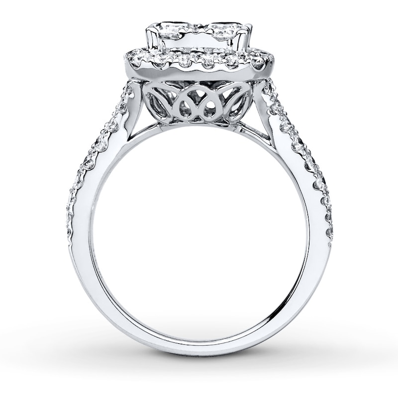 Main Image 2 of Previously Owned Diamond Engagement Ring 2 ct tw Round-cut 14K White Gold