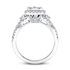 Thumbnail Image 1 of Previously Owned Diamond Engagement Ring 1-1/5 ct tw Round-cut 14K White Gold