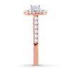 Thumbnail Image 2 of Previously Owned Diamond Ring 3/4 ct tw Princess & Round-cut 14K Rose Gold