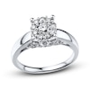 Thumbnail Image 1 of Previously Owned Diamond Promise Ring 1/2 ct tw 10K White Gold