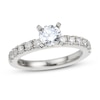 Thumbnail Image 1 of Previously Owned Diamond Engagement Ring 1-1/8 ct tw Round-cut 14K White Gold