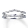 Thumbnail Image 0 of Previously Owned Diamond Enhancer Ring 1/4 ct tw Round-cut 14K White Gold - Size 4